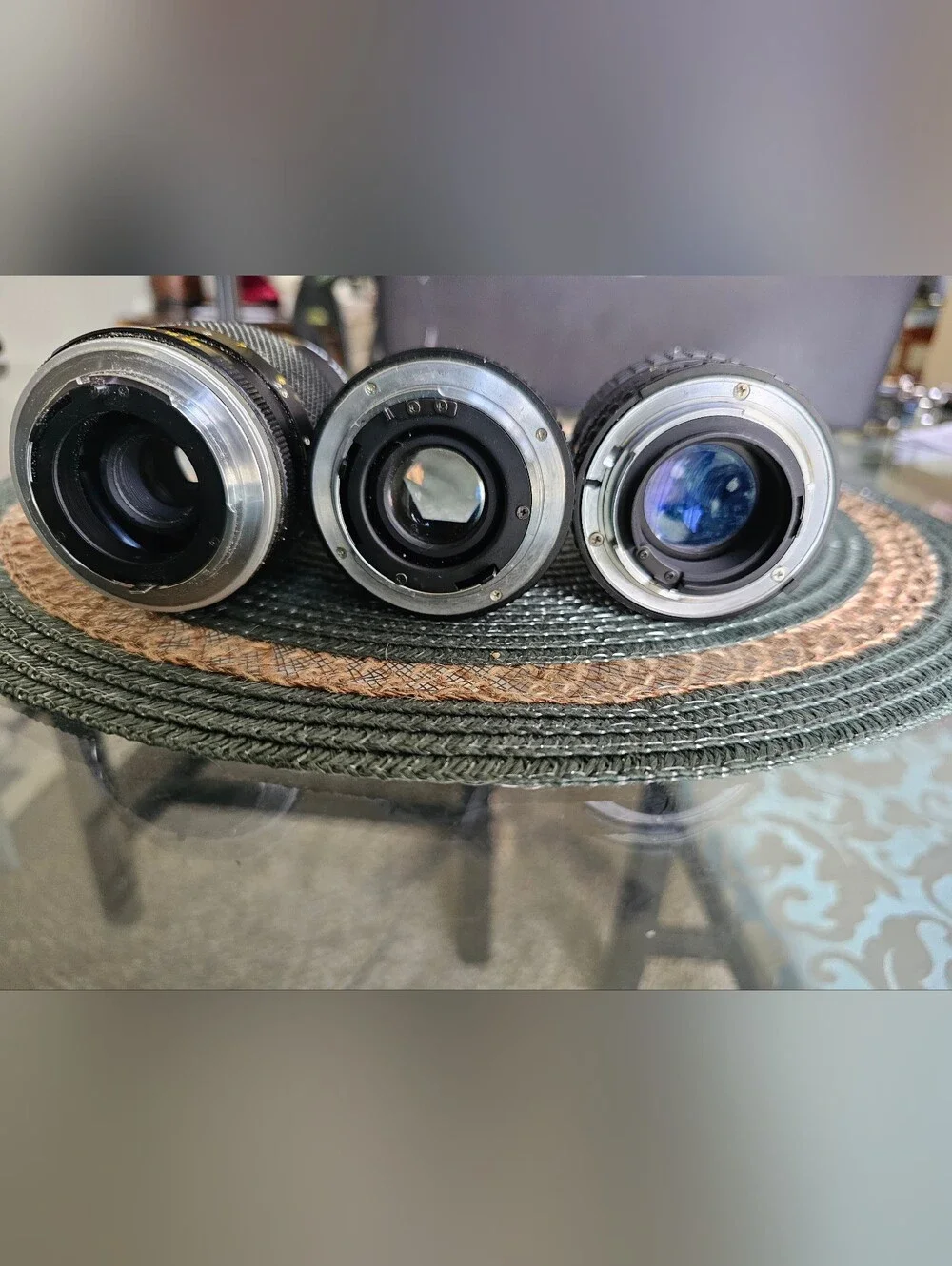 3 Different Lenses YASHICA DSB 50MM,Nikon 100mm and YUS F=135.